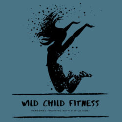 Wild Child Fitness - Women's Racerback Cropped Tank Design