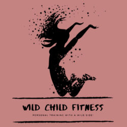 Wild Child Fitness - Women's Flowy Cropped Tee Design