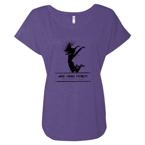 Wild Child Fitness - Women's Triblend Dolman Tee Thumbnail