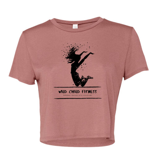 Wild Child Fitness - Women's Flowy Cropped Tee Thumbnail